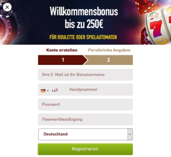 Wie man sich im CasinoClub registriert?