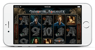 Immortal Romance auf mobilen Geräten spielen