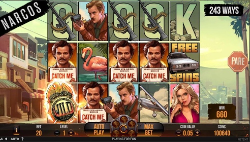 Spielen Sie den Narcos-Slot von NetEnt