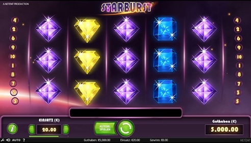 Spielen Sie den Starburst-Slot von NetEnt